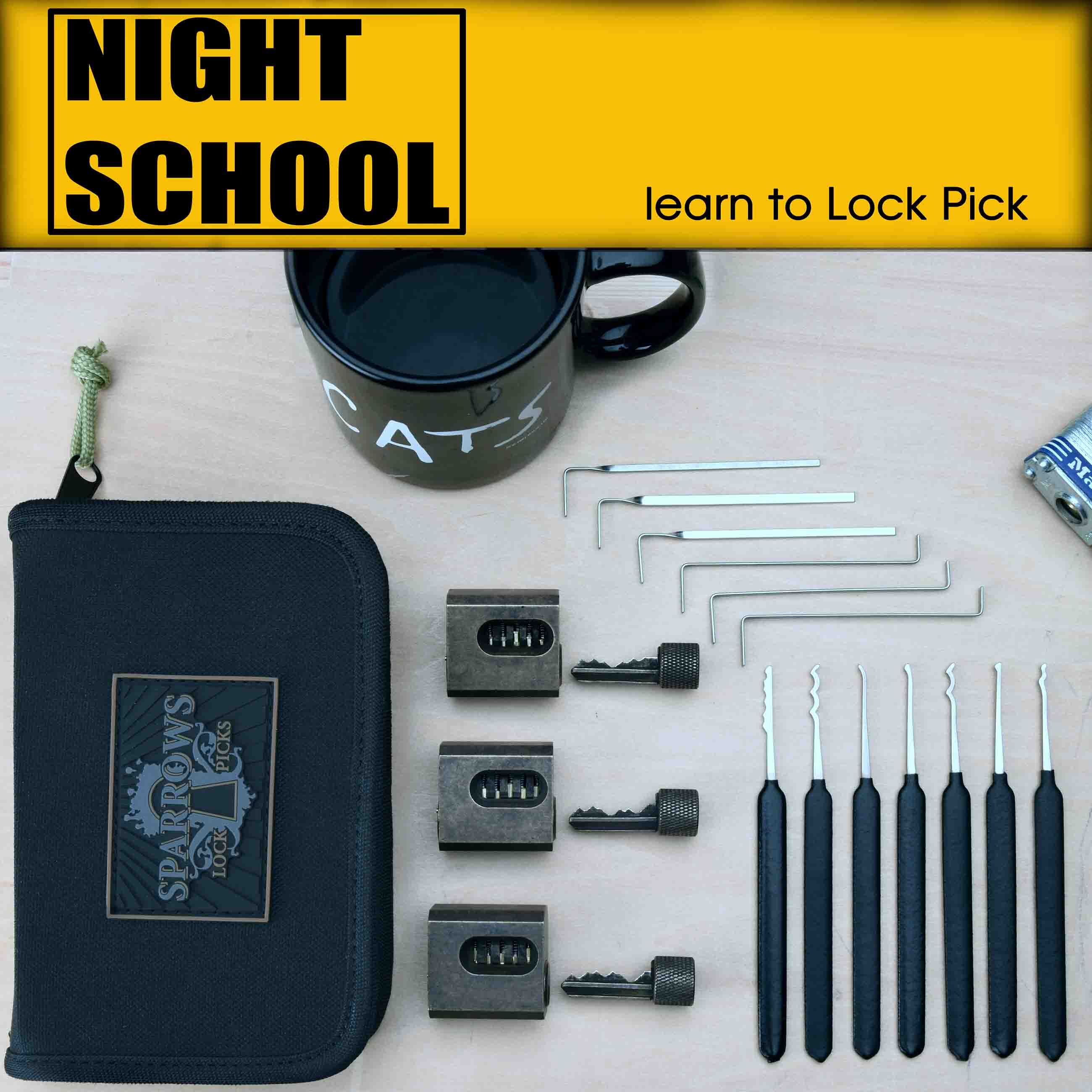 Night School + Tuxedo Edition  Sparrows Lock Picks – SPARROWS