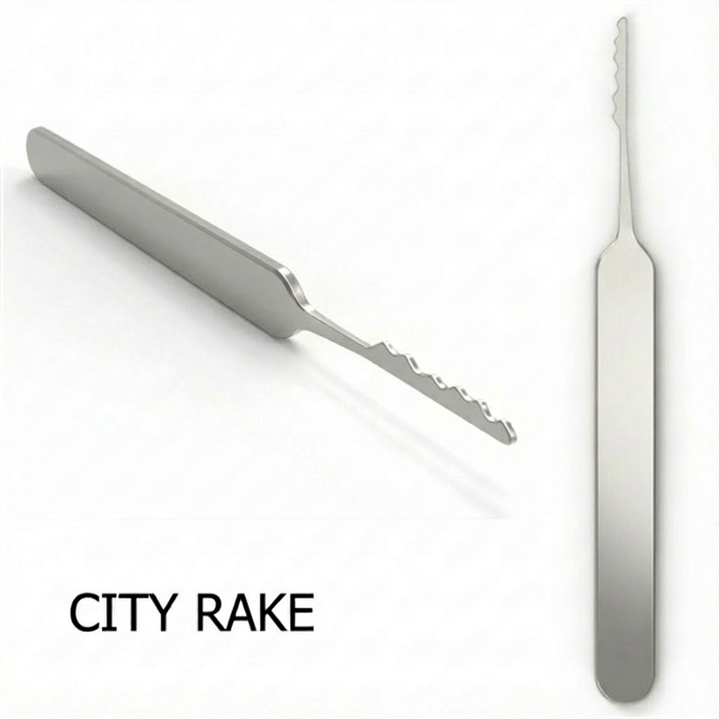City Rake .015 Single Lock Pick | Sparrows Lock Picks – SPARROWS