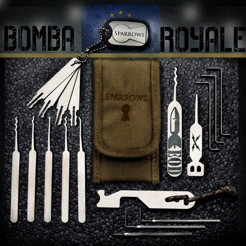 Bomba Royale Lock Pick Set Sparrows Lock Picks SPARROWS Lock Picks