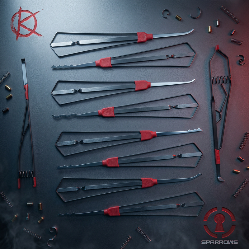 Kirigami lock pick set – SPARROWS Lock Picks