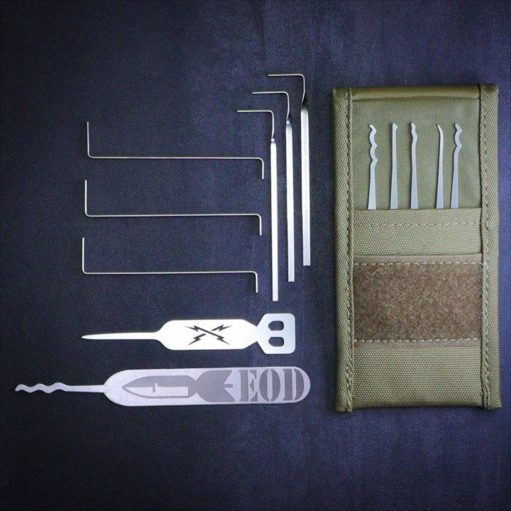 EOD Lock Pick Set with Case