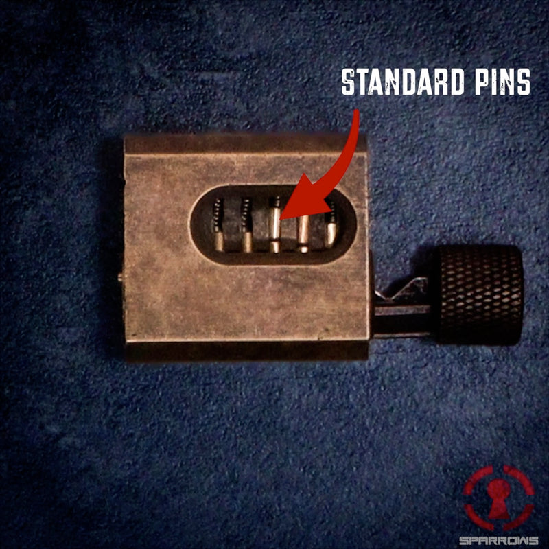 Standard pin Cut away Lock
