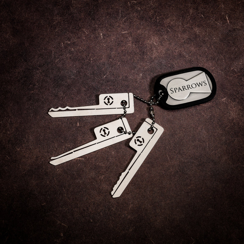 Hold out keys bump blanks