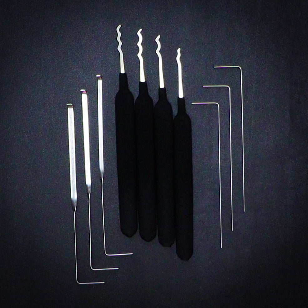 Lock Rocker Picks Rakers 10 Piece Lock Pick Set | Sparrows Lock Picks – SPARROWS Lock Picks