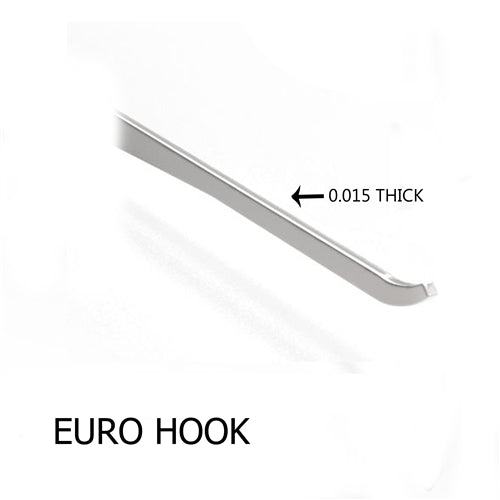 Euro Hook 0.015 Thick with Metal Handle