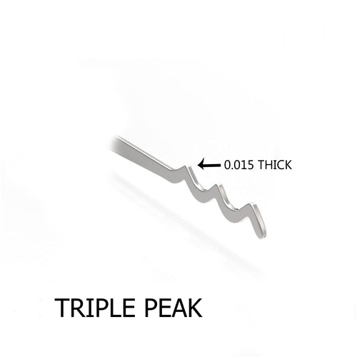 Triple Peak 0.015 Thick lock pick