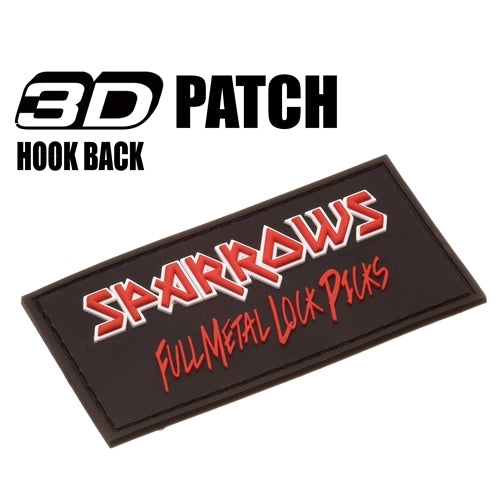 Full Metal Lock Picks Red Hook Backed 3D Morale Patch